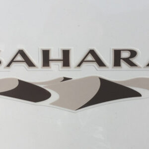 Jeep Wrangler Sahara Badge Decal 2016-2018