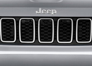 Mopar Black Honeycomb Grill Inserts for 2017-2022 Grand Cherokee WK2