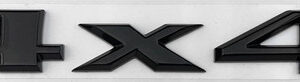 Mopar Black 4x4 Badge for 2019-2022 Cherokee KL
