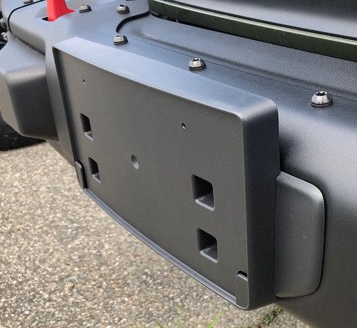 Mopar Front License Plate Bracket (Rubicon Steel Bumper Only on Wrangler JL and Gladiator JT)