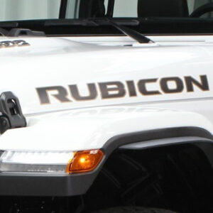 Mopar Black and Bronze Rubicon Hood Decal for the 392 Wrangler JL