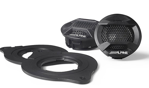 Alpine SPV-10TW-WRA 1" Component Tweeters for 2007-2018 Wrangler JK, 2018-2023 Wrangler JL & 2020-2023 Gladiator JT