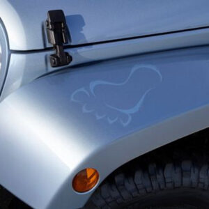 Mopar Arctic Edition Yeti Footprint Decals for 2007-2018 Wrangler JK