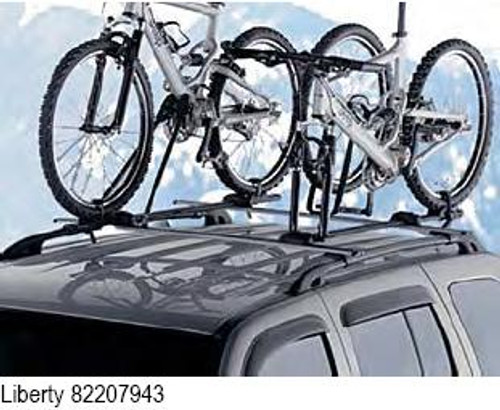 Mopar T-Slot Mounted Bicycle Roof Mount Carrier for 1998-2025 All Jeeps - Image 2