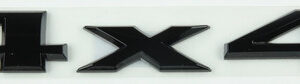 Mopar 4x4 Badge Gloss Black for 2011-2022 Grand Cherokee WK2