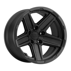 Black Rhino Recon Matte Black Wheel for 2007-2025 Wrangler JK/JL and 2020-2025 Gladiator JT