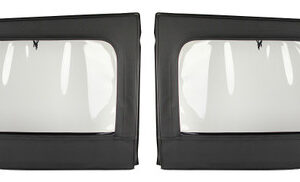 Mopar Front Half Door Black Window Kit for 2007-2018 Wrangler JK