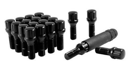 Gorilla Automotive Black 12mmx1.25 Small Diameter Lug Bolt kit for 2017-2019 Compass MP and 2014-2020 Cherokee KL (set of 20)
