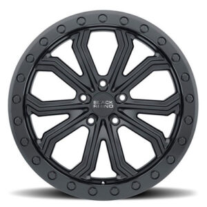 Black Rhino Trabuco Matte Black w/ Black Bolts Wheel for 2011-2022 Grand Cherokee WK2