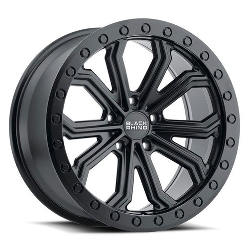 Black Rhino Trabuco Matte Black w/ Black Bolts Wheel for 2011-2022 Grand Cherokee WK2 - Image 2
