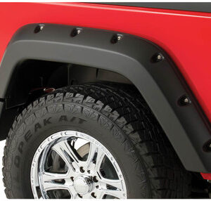 Bushwacker Pocket Style Fender Flares for 2007-2018 Wrangler JK
