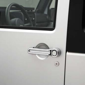 Rugged Ridge Chrome Door Handle Accent Kit for 2007-2018 Wrangler JK