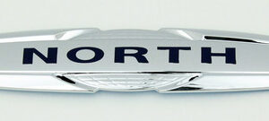 Cherokee North Badge Chrome
