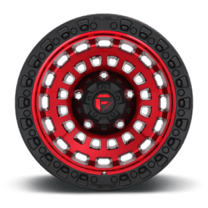 Fuel Offroad D632 Zephyr Candy Red w/ Matte Black Ring Wheel for 2007-2020 Wrangler JK/JL and 2020 Gladiator JT