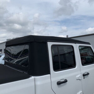 Mopar Premium Black Twill Soft Top with Tinted Window for 2020-2025 Gladiator JT