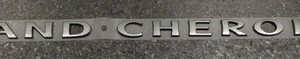 Mopar Gray Grand Cherokee Badge for 2011-2013 Grand Cherokee WK2