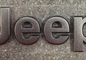 Mopar Jeep Logo Granite Crystal Badge for the 2007-2018 Wrangler JK