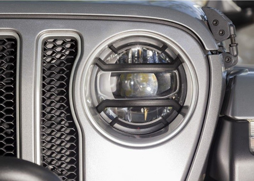 Rugged Ridge Elite Euro Headlight Guard Kit for 2018-2025 Wrangler JL and 2020-2025 Gladiator JT