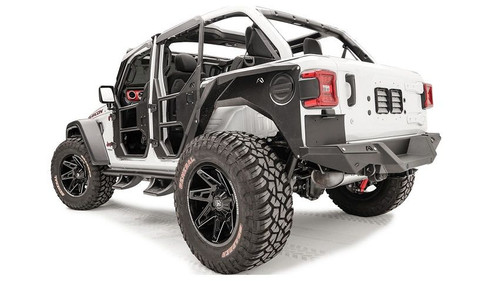 Fab Fours Rear License Plate Bracket for Vengeance Bumper on 2018-2025 Wrangler JL