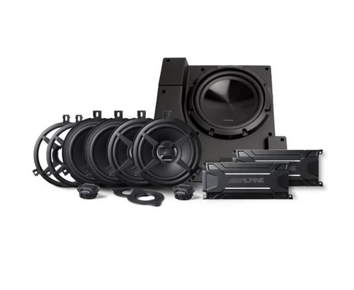 Alpine PSS-22WRA Weatherproof Direct fit Complete Speaker System for 2011-2018 4 Door Wrangler JK