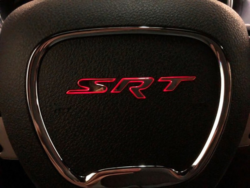 Red Backlit SRT Airbag and Harness - Image 2