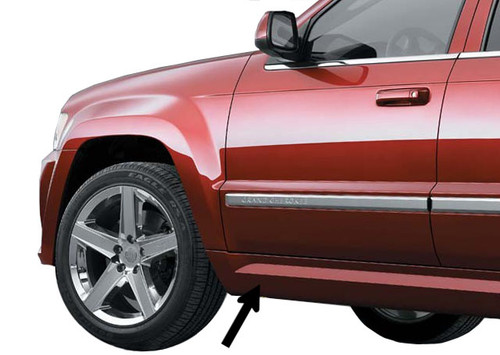 Mopar SRT8 Side Rocker Moldings for 2005-2010 Grand Cherokee WK
