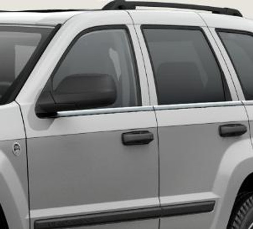 Mopar Chrome Window Moldings for 2005-2010 Grand Cherokee WK